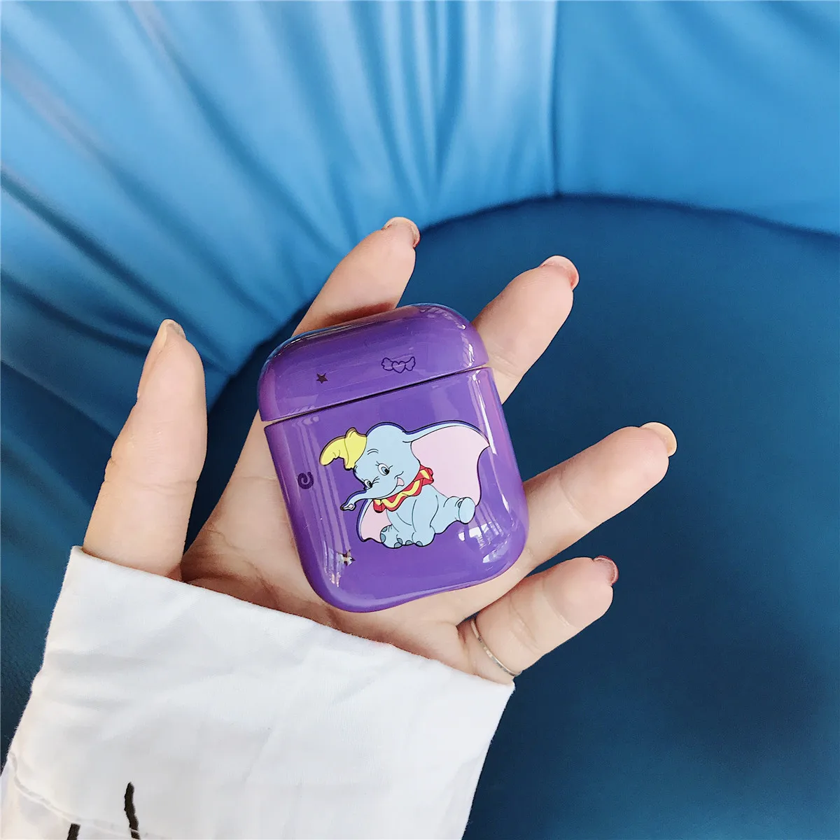 Cute Shell Pattern Cartoon Winnie Pooh Dumbo Squirrel Earphone Silicone Case for Apple Airpods Charging Box Cover Bag with |