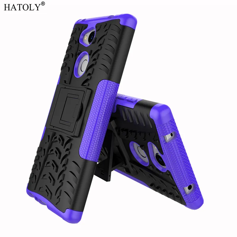 Чехол HATOLY для Sony Xperia L2 силиконовый и пластиковый чехол Kickstand Funda H3311 5 5&quot |