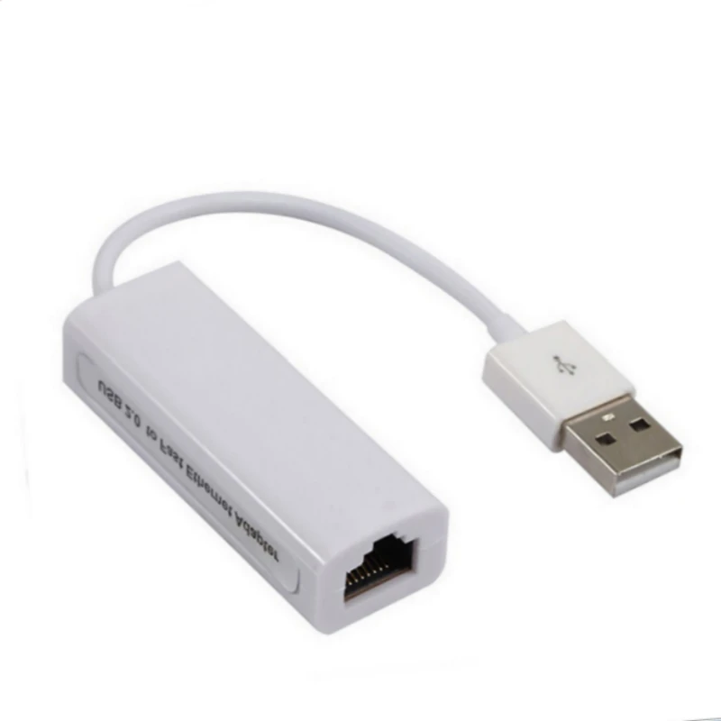 USB Ethernet адаптер USB 2,0 внешняя сетевая карта для RJ45 Lan Ethernet 10/100 Мбит/с адаптер ключ для Windows
