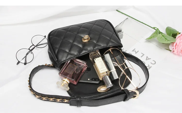 JOYHO Fashion Leather Waist Bag Women Fanny Chest Pack Femal Plaid Belt Bags Hip Money Travel Phone Pouch Banana | Багаж и сумки