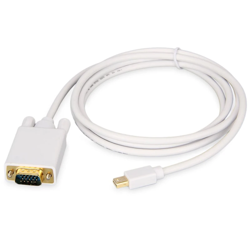 1 8 м/6 футов DisplayPort DP к VGA для Macbook кабели разъем папа Кабу адаптер кабель ТВ АВ