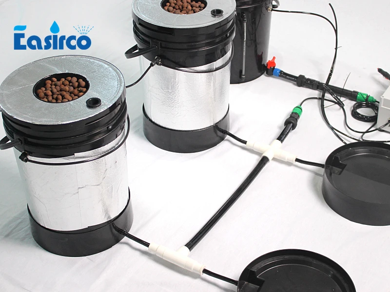 Aeroponics system 5x5 галлонный Круглый Ковш. Подвижное ведро клона