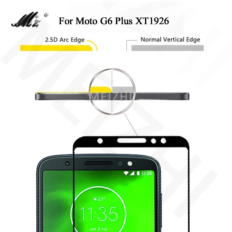 Закаленное стекло Moto g7 power g6 play для moto plus g5s защитная пленка motorola z2 z3 Mote One|Защитные