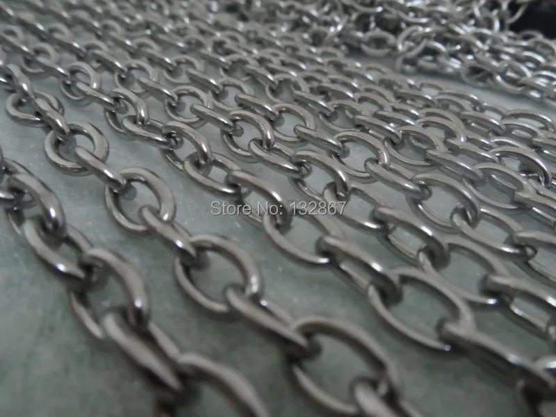 Цепочка Из Нержавеющей Стали с овальными звеньями 8 мм 5 метров|chain diy|oval link chaindiy chain