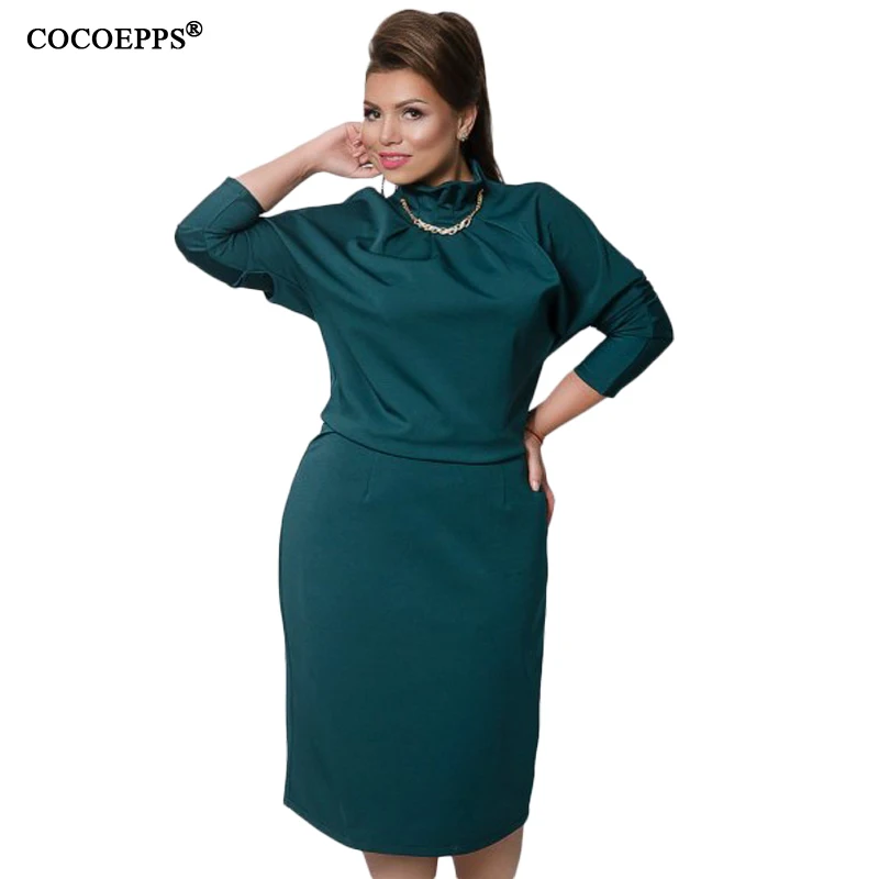 Женское прямое теплое платье вечерние платья больших размеров 5xl 6xl зима осень