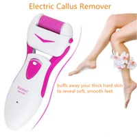 kemei foot care tool feet dead dry skin removal electric foot exfoliator file heel cuticles remover feet care pedicure km 2502