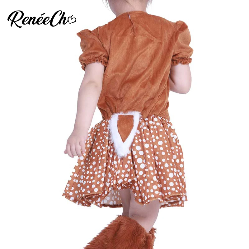 Детский костюм для косплея с оленями и оленями|Костюмы девочек| |