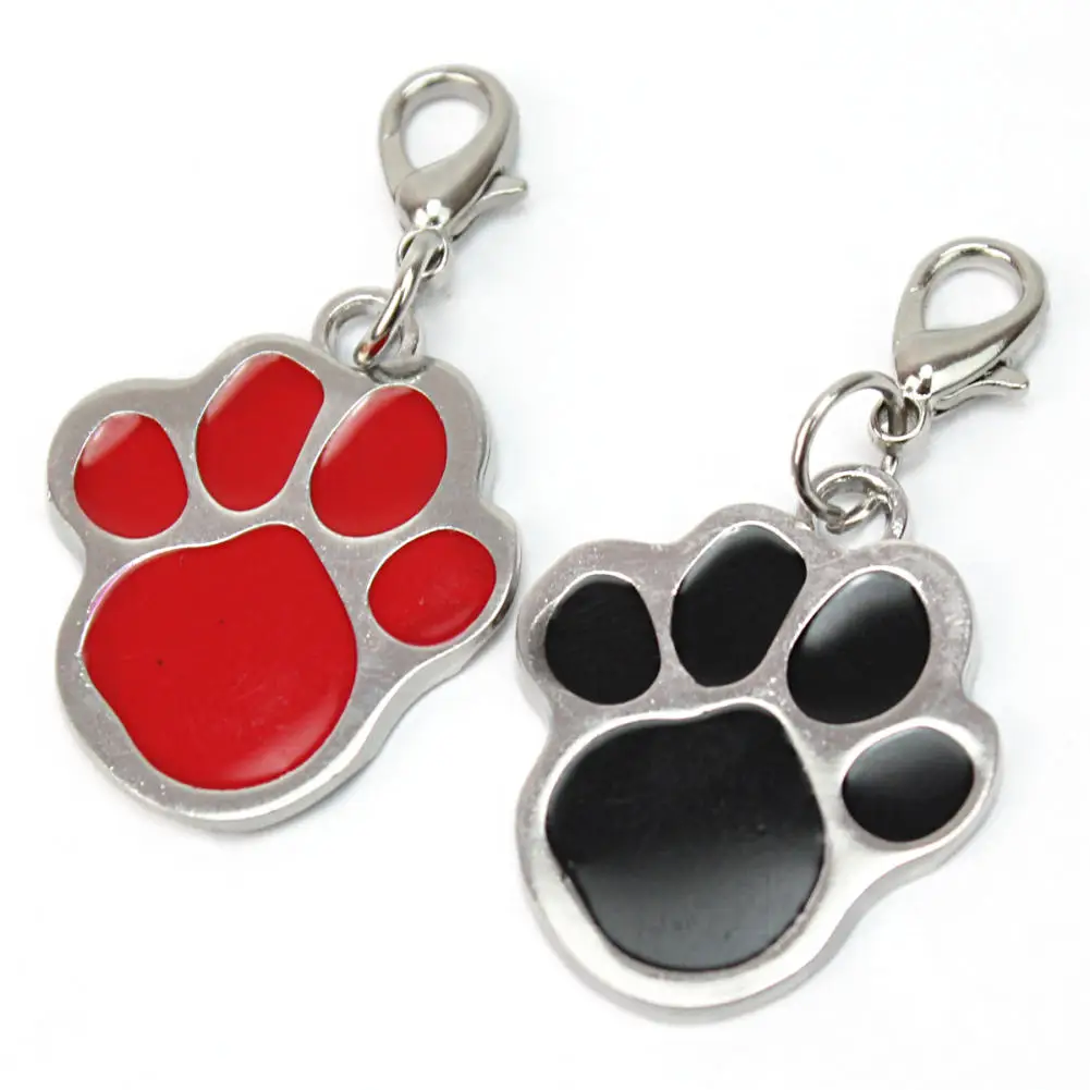 2 шт. Персонализированная идентификация кота милое имя металлическая лапа для