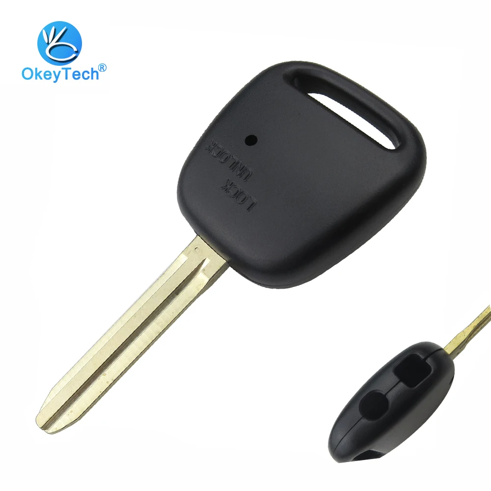 OkeyTech 2 Боковая кнопка дистанционного ключа корпус для Toyota Carina Estima Harrier Previa Corolla Celica