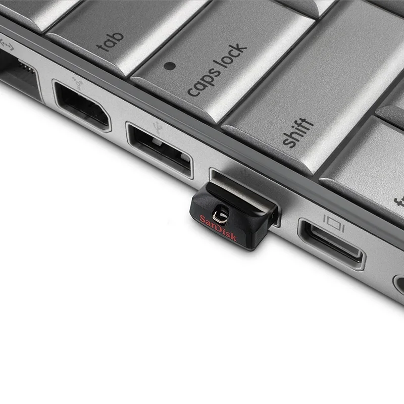 SanDisk мини накопитель 16 ГБ 32 64 USB 2 0 флеш карта памяти Cruzer Fit CZ33 автомобильная