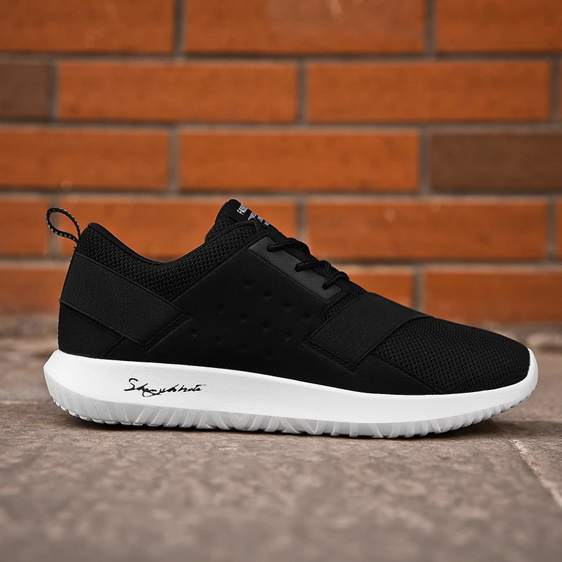 Running Shoes Low Spring Breathable Wear-resistant Soft Soles Fly Light and Comfortable Lace Sneakers | Спорт и развлечения
