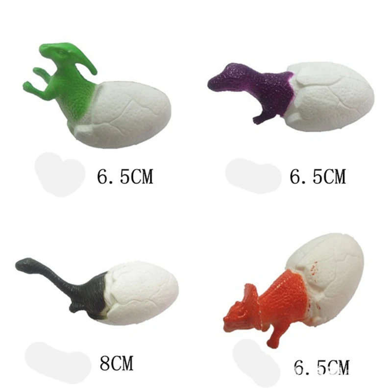 4 шт./компл. горячая Распродажа креативные новые динозавры яйца фигурки растут