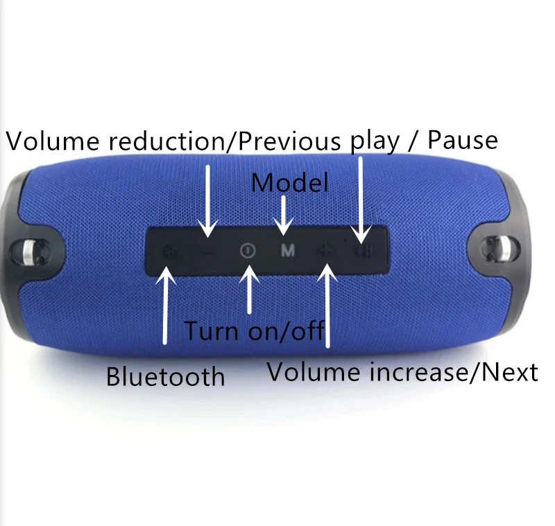 Высокая мощность беспроводной Bluetooth динамик 40 Вт открытый портативный колонка с сабвуфером для ноутбука FM телефон музыкальный центр театр MP3