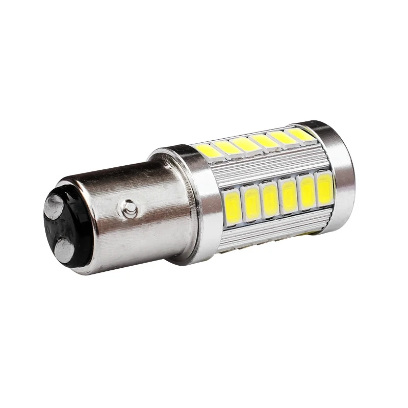 2 шт. T10 свет BAY15D 1157 супер яркий 33 SMD Стоп-сигнал автомобильные лампы | Автомобили и