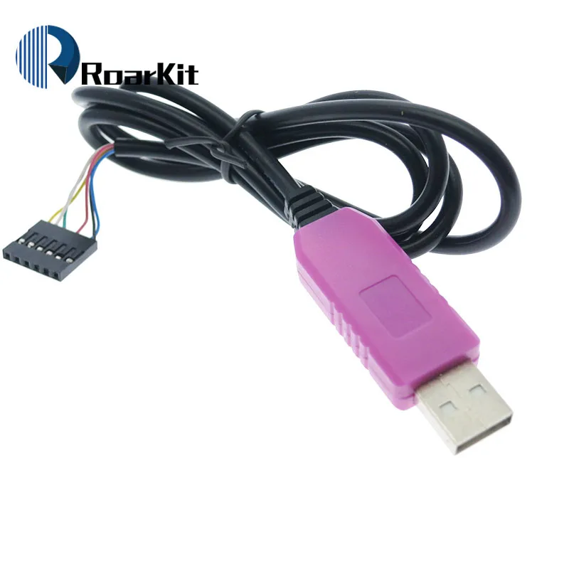 PL2303 HXD 6 контактный USB TTL RS232 Преобразователь последовательного кабеля PL2303HXD