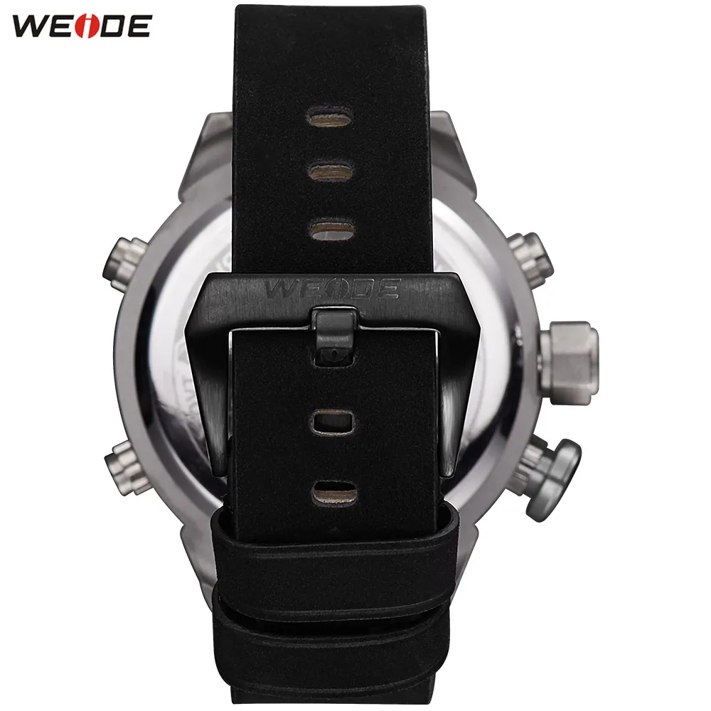 

Top Brand Fashion WEIDE Business Watch Men LED Digital Quartz Watch Leather Band Mens Analog Dress Wristwatches Orologio Uomo