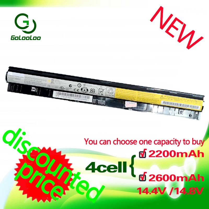 Golooloo L12L4A02 L12L4E01 L12M4A02 L12M4E01 L12S4A02 L12S4E01 Батарея для lenovo Thinkpad G400S G405S G410S G500S G505S G510S