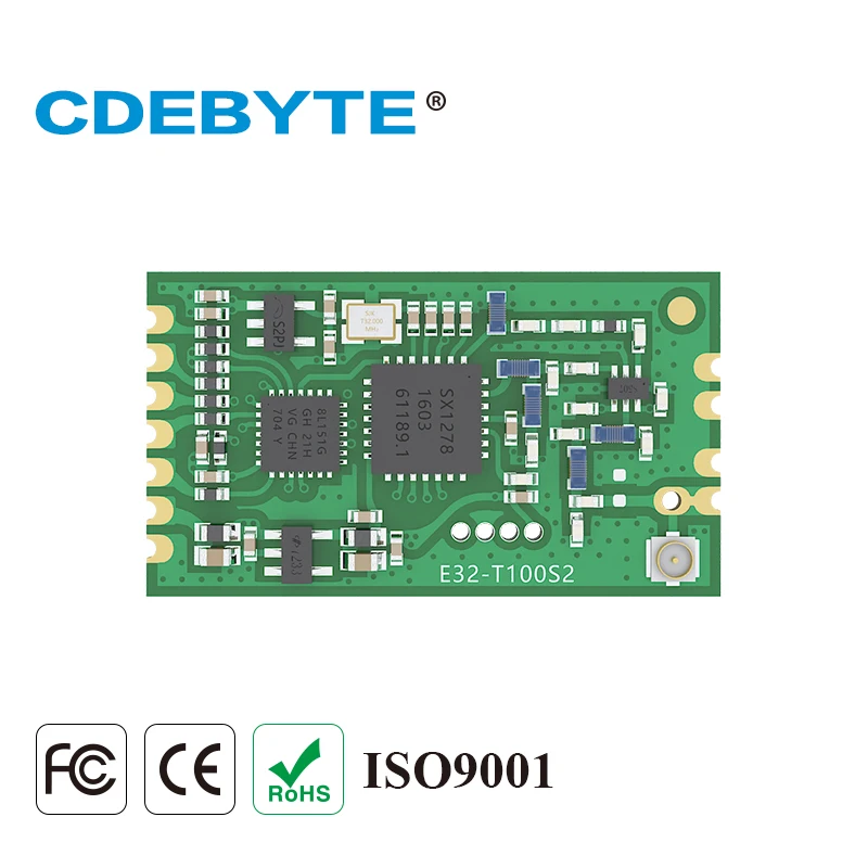 E32 433T20S2T Lora большой диапазон SX1278 433 МГц 100 мВт IPX печать антенна отверстия uhf