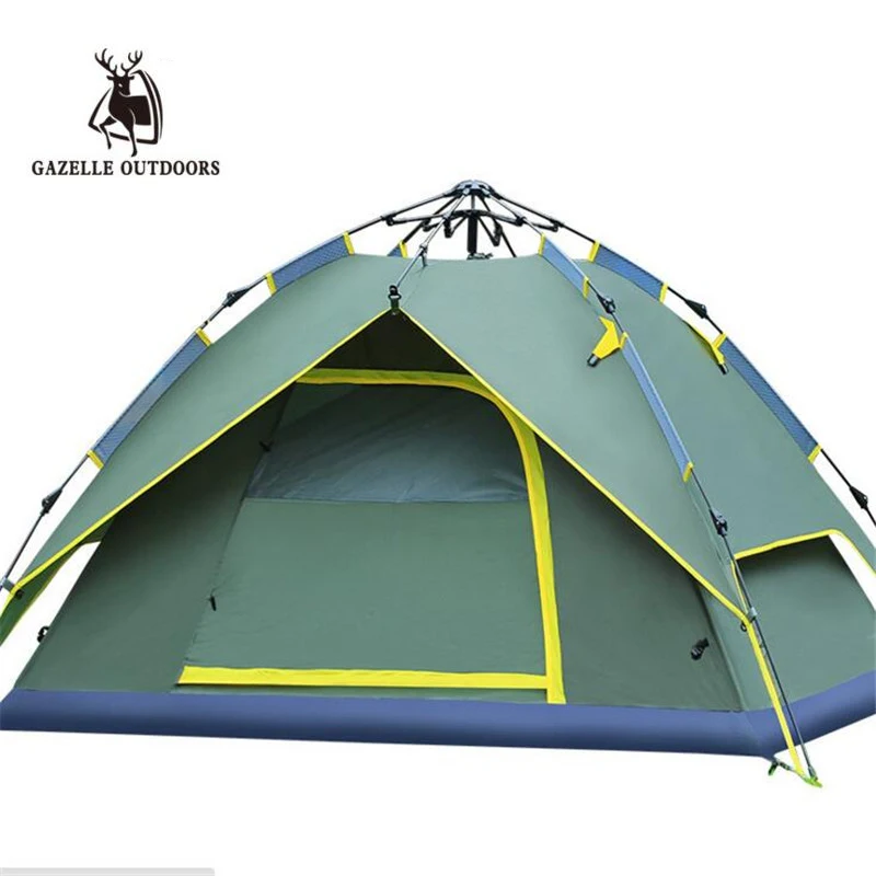 Палатка газель для улицы 3 4 человек 200*180*135 см|aluminium pole|tent aluminum poletent |