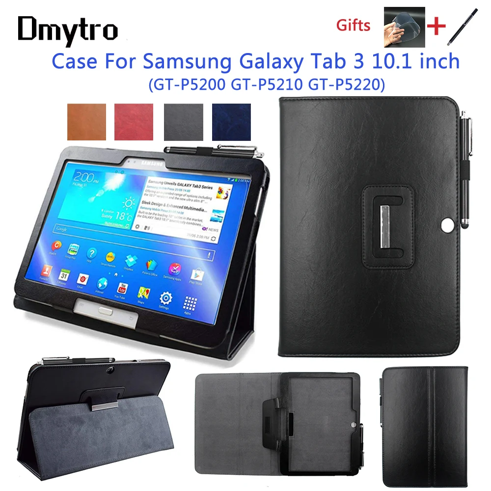 Чехол для Samsung Galaxy Tab 3 10 1 дюйма P5200 P5220 P5210 флип чехол планшета тонкий подставка из
