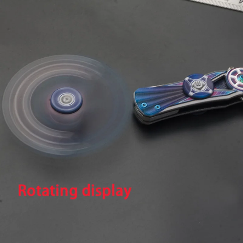 Пальцевый Гироскопический нож складной для выживания cs go Карманный охотничий ganzo