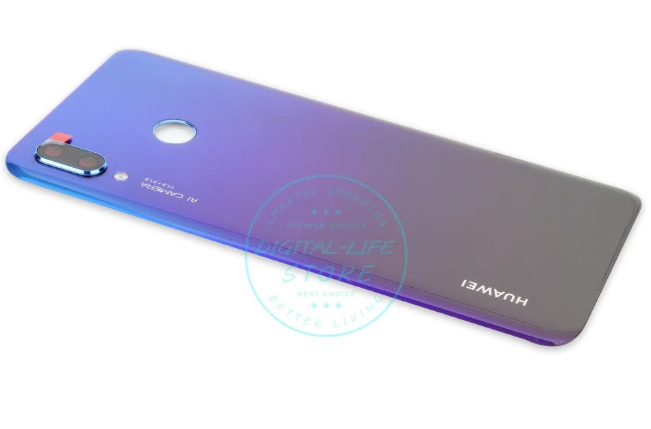 Для huawei Nova 3 задняя крышка батареи корпус камера Стекло huawei Nova3 задняя батарея замена двери Ремонт Запчасти