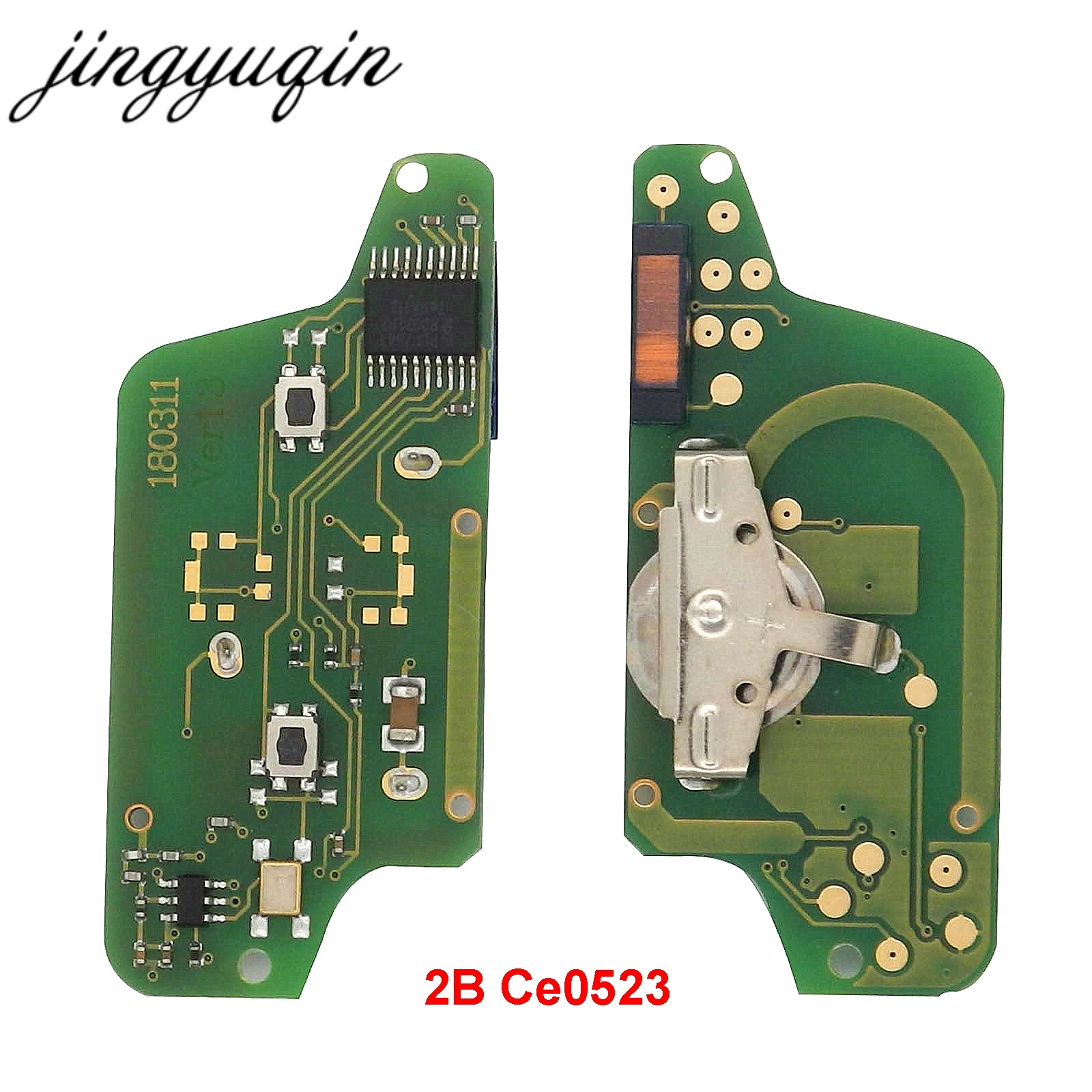 Электронная плата с дистанционным управлением jingyuqin ASK 2B для Peugeot 307 308 408 407 207 Citroen C2