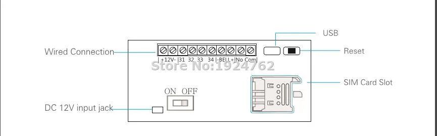 GS-S2G Wireless GSM Alarm Casa Home Security Sensor Detector Support iOS / Android APP Work with IP Camera Free Shipping | Безопасность