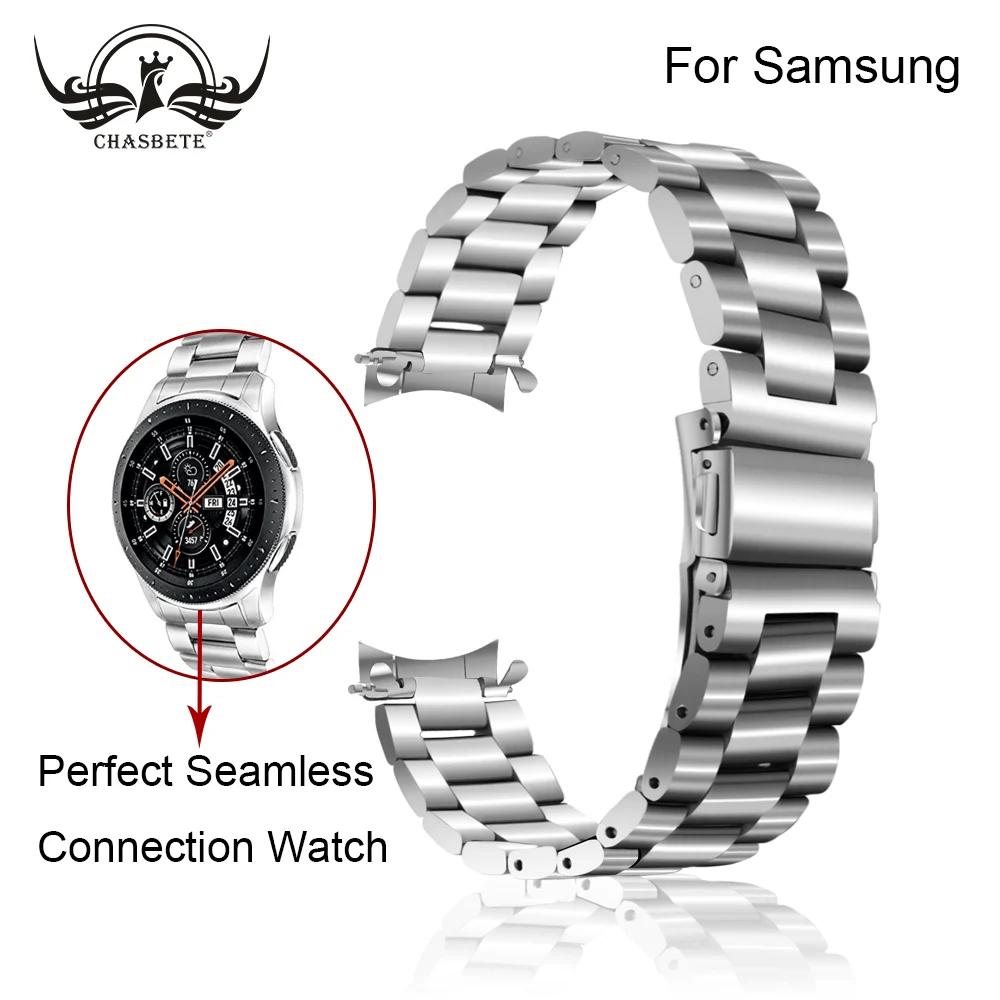 Ремешок совместимый с Samsung Gear S3 Band изогнутый металлический ремешок для Classic Frontier SM