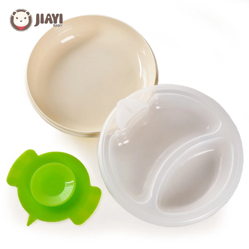 Нескользящая детская согревающая тарелка Jiayibaby доказательство пролива
