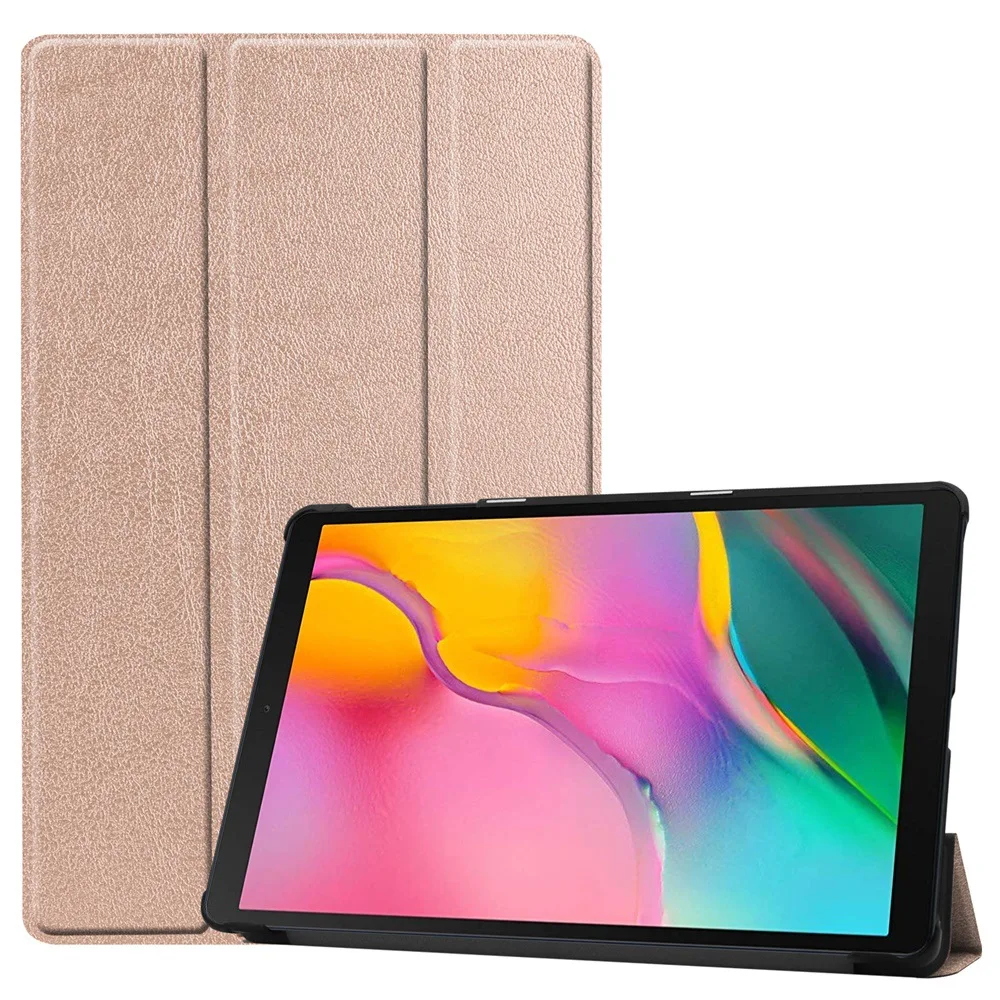 Золотой Магнитный умный чехол для samsung Galaxy Tab A 10,1 SM-T510 SM-T515 T510 T515 чехол для samsung Tab A 10,1 Funda - Цвет: Золотой