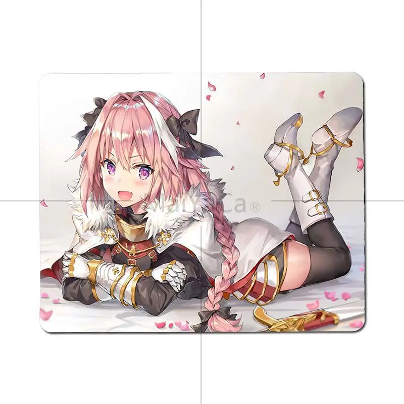 25X29cm MaiYaCa подарок бойфренда astolfo аниме прочный резиновый коврик для мыши Компьютерные игровые аксессуары коврик для мыши геймерские игровые коврики милый коврик для мыши - Цвет: 25X29cm