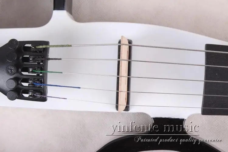 Новая высококачественная электрическая скрипка #8 4 белый черный цвет 5 струн