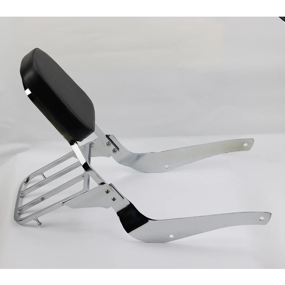 Motorcycle Rear Passenger Backrest Sissy Bar w/ Luggage Rack For SUZUKI Boulevard C50 2005-2011 M50 2005 2006 2007 2008 |