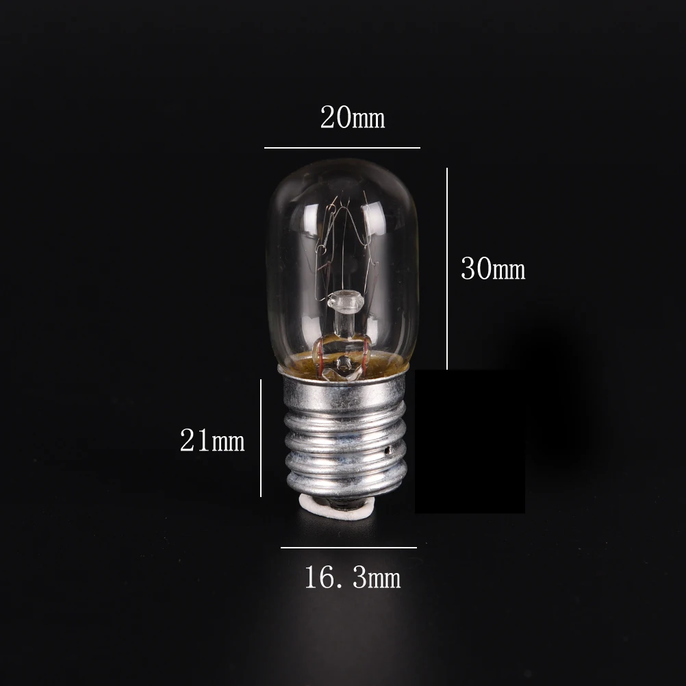 

Pure Warm White E17 15W Screw Base SMD LED Glass Shade Light Lamp Bulb Pure Warm White 220V For Sewing Machine Refrigerator