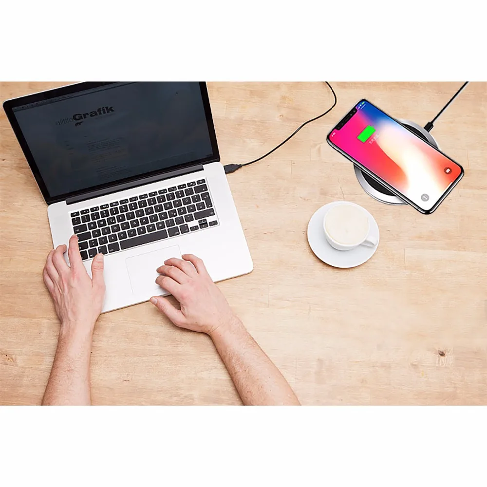 Быстрое беспроводное зарядное устройство SANMID P6 коврик для быстрой зарядки Qi qi