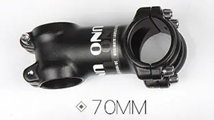 7 degree 70mm UNO MTB Горный Руль для шоссейного велосипеда велосипедный вынос руля 7/17/35 градусов 60/70/80/90100/110 мм для выноса 28,6 мм вилка 31,8 мм руль - Цвет: 7 degree 70mm