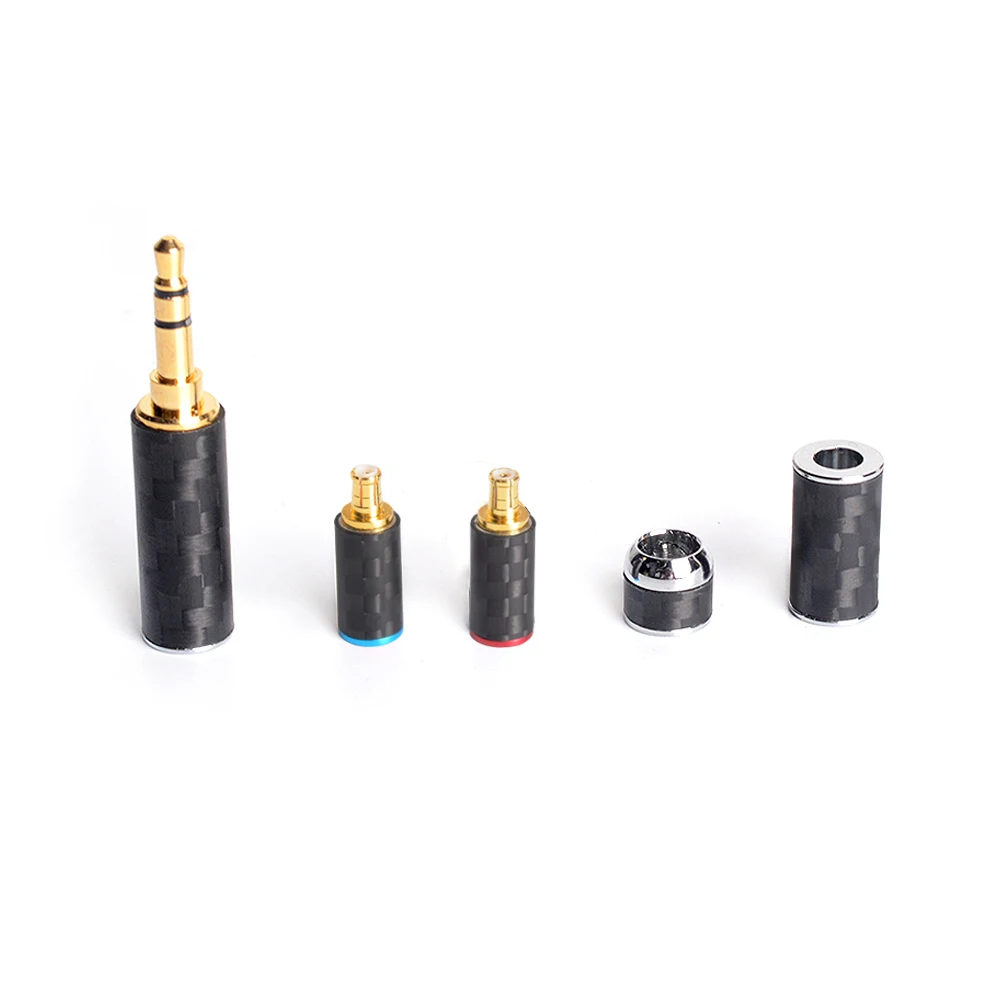 3.5mm A2DC set OKCSC DIY Наушники Аксессуары для кабелей MMCX 0,78 мм A2DC разъем разделительный ползунок Набор 2,5 мм 3,5 мм 4,4 мм сбалансированный штекер выходной комплект - Color: 3.5mm A2DC set