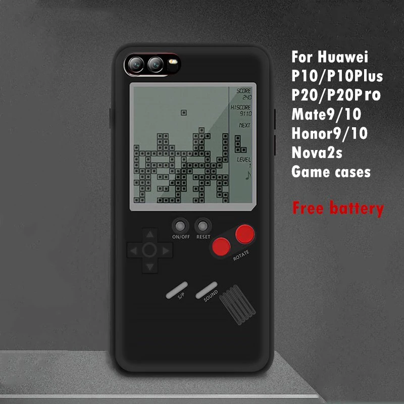 Чехлы для телефонов Tetris для huawei honor mate 9 P10 Puls nova2s, мягкий термополиуретановый чехол для игровой консоли Blokus для huawei Gameboy