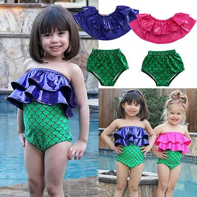Лето 2017 бикини с юбкой-годе для маленьких детей танкини купальник женская одежда