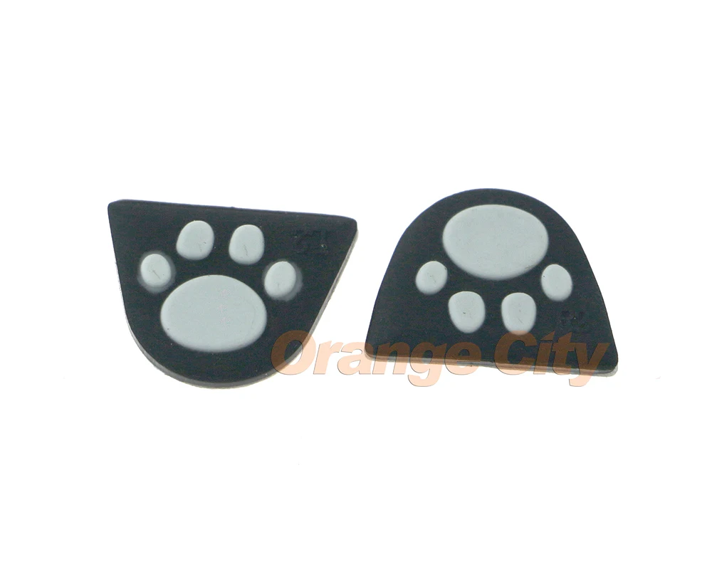 ChengChengDianWan Cat Paw Silicone Trigger Buttons Sticker L2 R2 Button Cover with Adhensive for PS4 Controller 60pairs/lot | Электроника