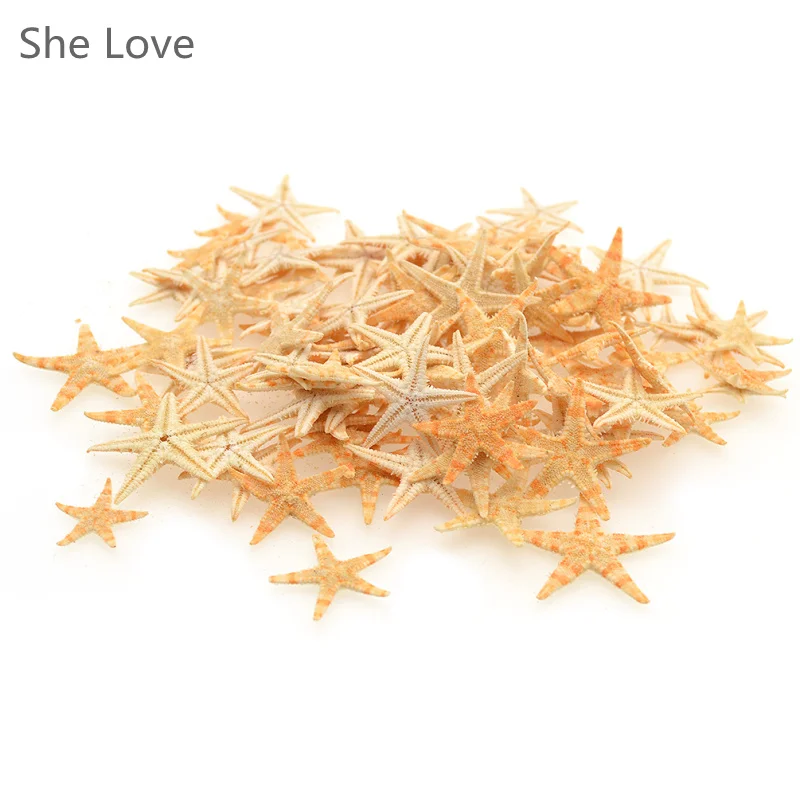 100 шт мини Морская звезда Ремесло Украшение естественные морские звезды Сделай