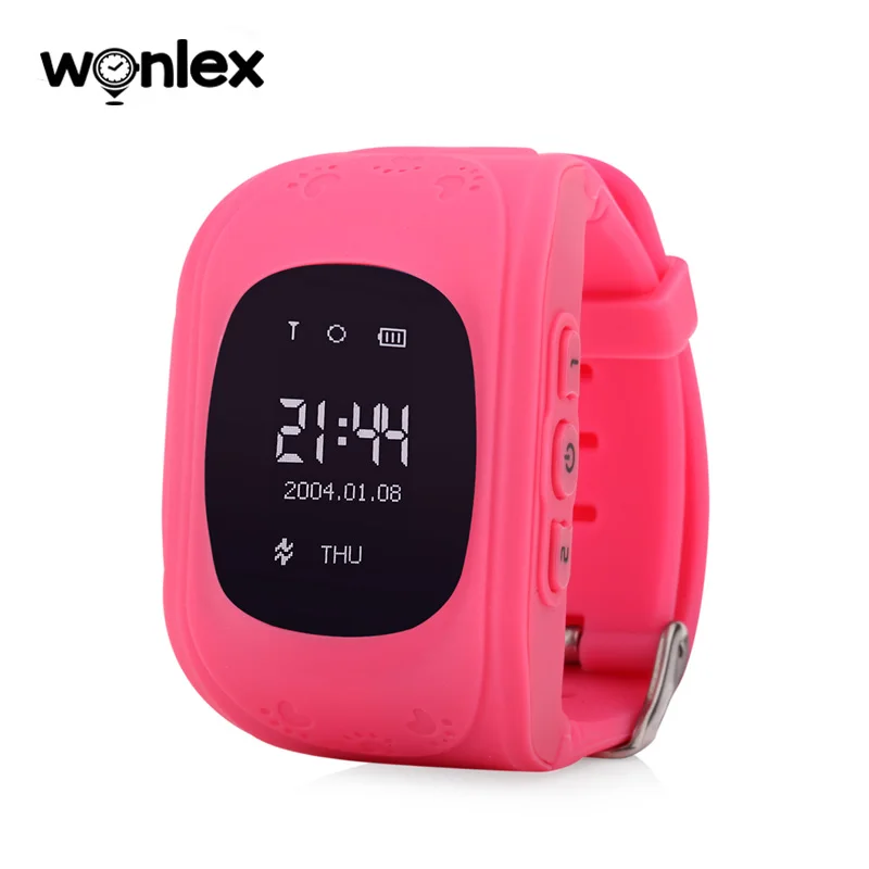 Wonlex Q50 Smart Watch OLED сенсорный экран GPS SOS Вызов наручные часы локатор трекер анти