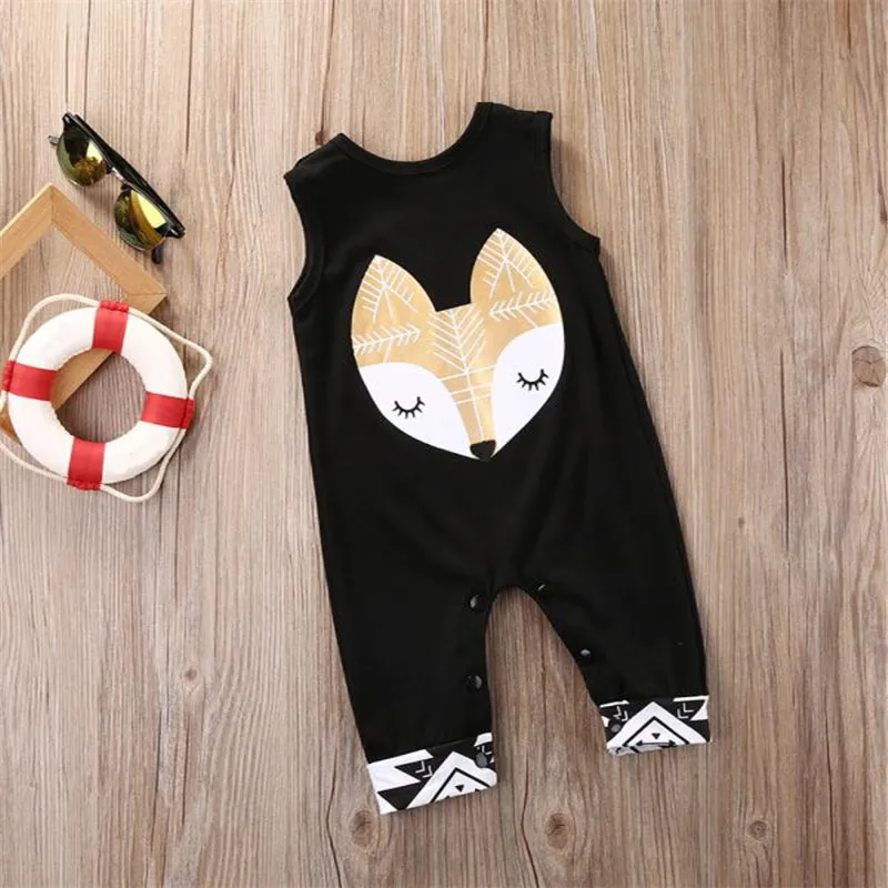 Fashion Newborn Infant Baby Print Romperbaby boy clothes summer Jumpsuit Clothes Outfits JAN10 | Детская одежда и обувь