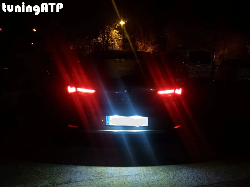 Яркий белый 18-SMD светодиодный подсветка номерного знака для SEAT Leon Mk2 Leon Mk3 Exeo Sedan Exeo ST