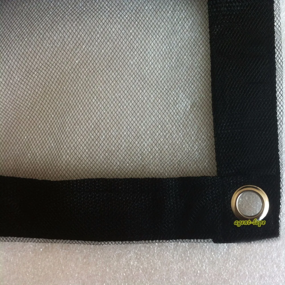 Однослойная черная марлевая сетка для ослабления светильник 6x6 м 20x20 дюймов |