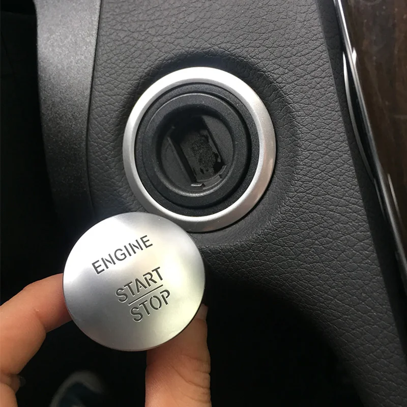 CARLOB универсальный ключ Go Start Stop двигатель Кнопка зажигания Крышка для Mercedes Benz C200 A45 G55 S63 ML350 GLK350 S350