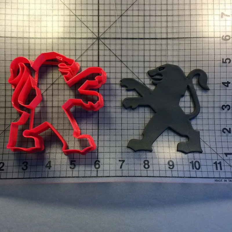 Автомобильный логотип резак печенья на заказ 3D напечатанный помадка форма для