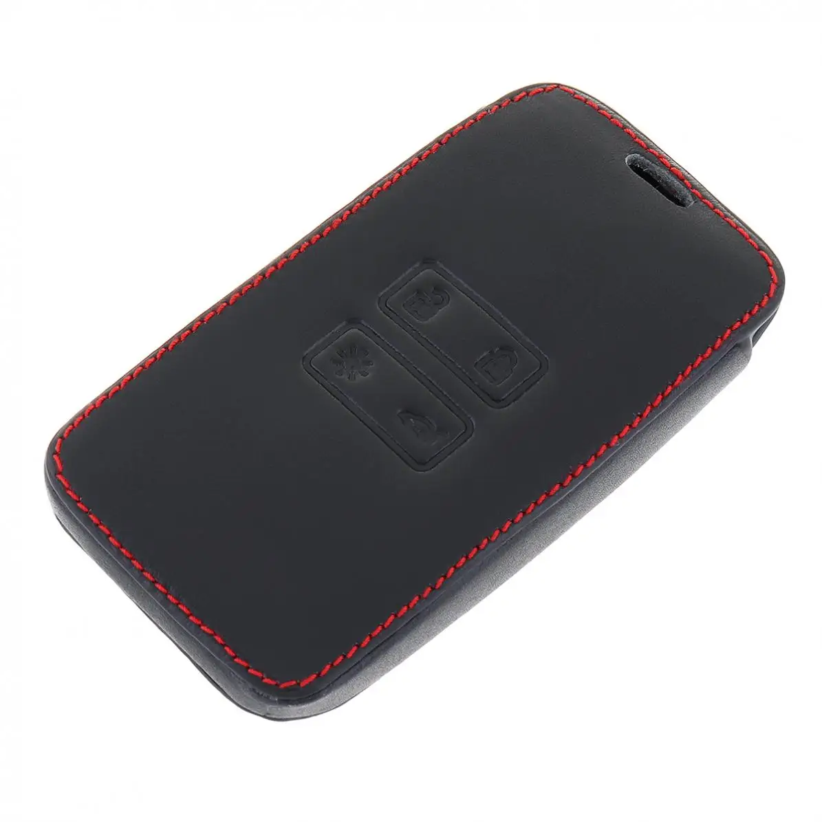 4 кнопки мягкий кожаный чехол для ключей автомобиля протектор держатель с