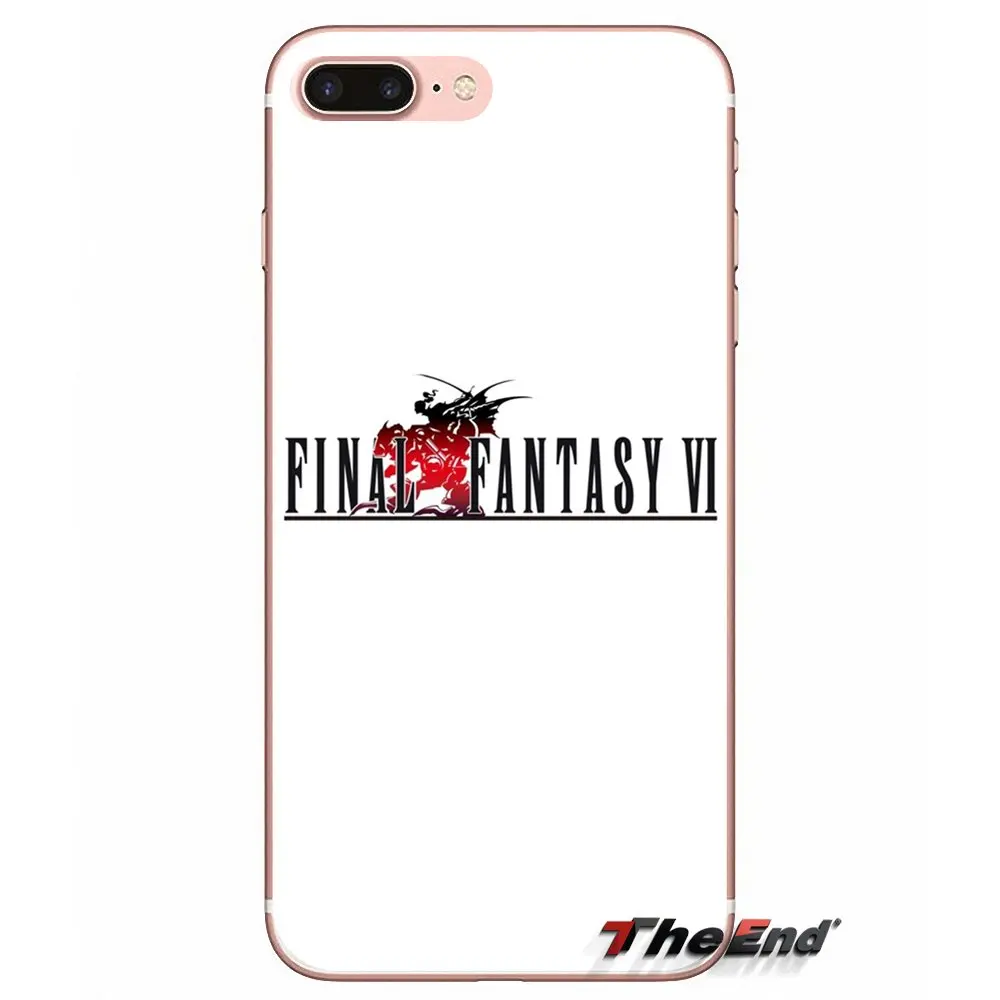 Аксессуары чехлы final fantasy logo для samsung Galaxy S2 S3 S4 S5 MINI S6 S7 edge S8 S9 Plus Note 2 3 4 5 8 Coque